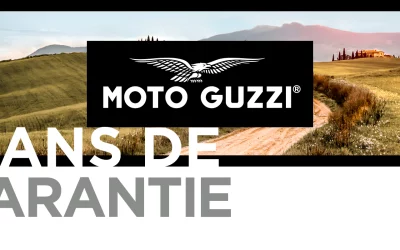 Moto Guzzi : TEMPORAIREMENT 4 ANS DE GARANTIE